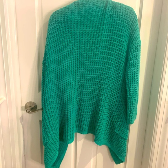 Knit Green Cardigan - Picture 2 of 2